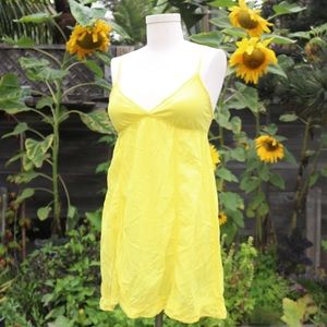 Victoria’s Secret PINK Yellow Nightgown Babydoll🌈